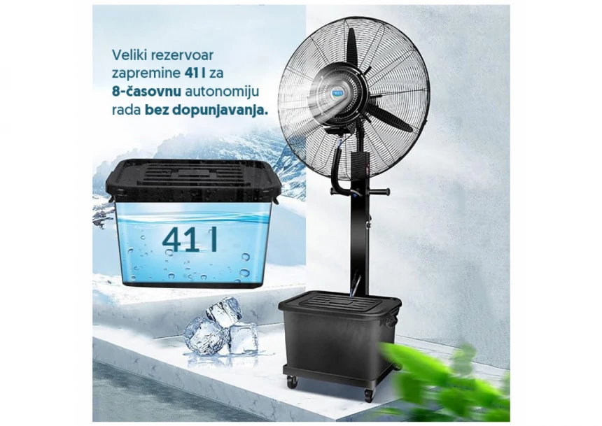 PROSTO ventilator sa raspršivačem 41 l