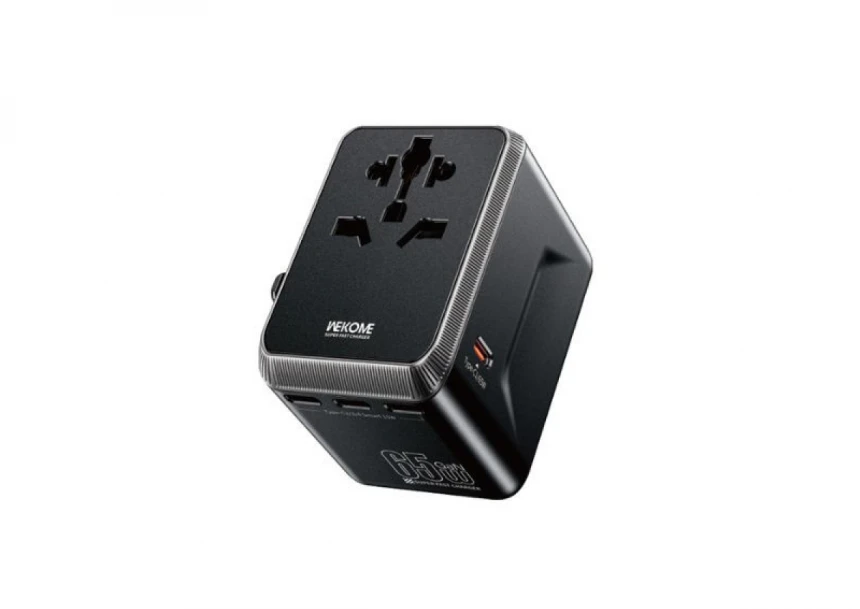 Punjac WEKOME WP-U70 65W Univerzalni GaN Crni