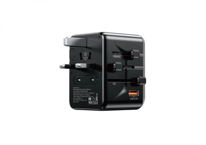 Punjac WEKOME WP-U70 65W Univerzalni GaN Crni