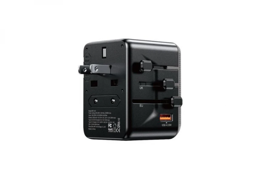 Punjac WEKOME WP-U70 65W Univerzalni GaN Crni