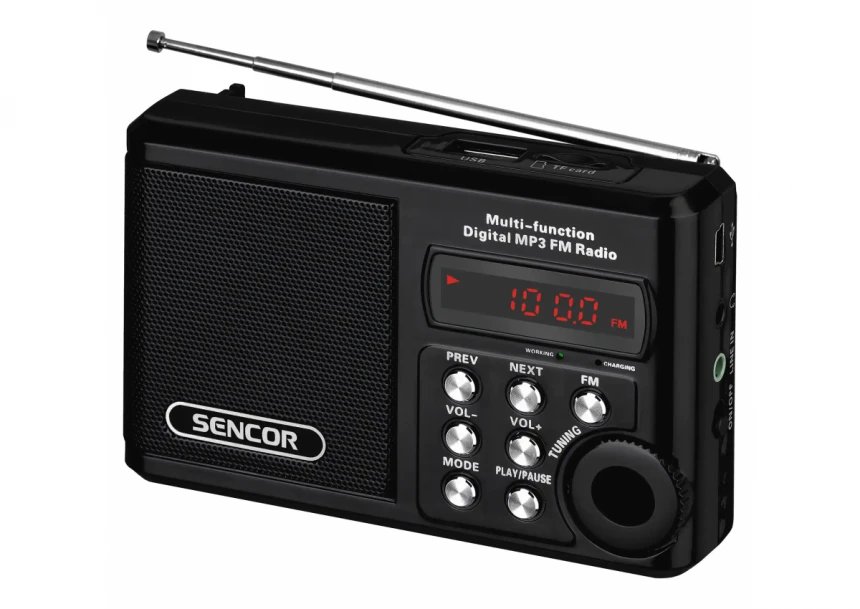 Radio SENCOR SRD 215 B USB/MP3 crni
