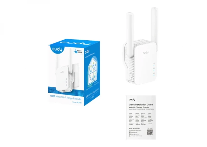 Range Extender Cudy Mesh RE300 N300
