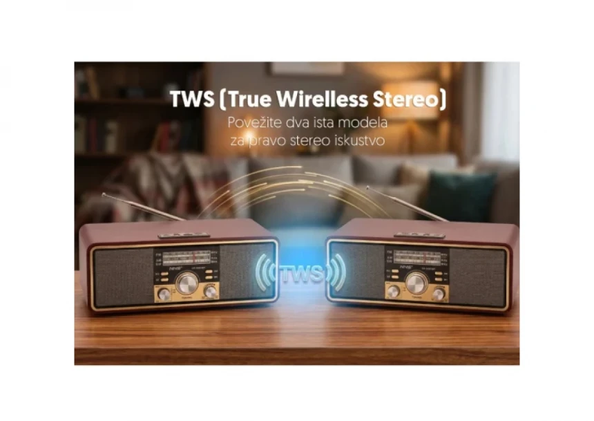 Retro bluetooth radio Elementa 6681BT/B