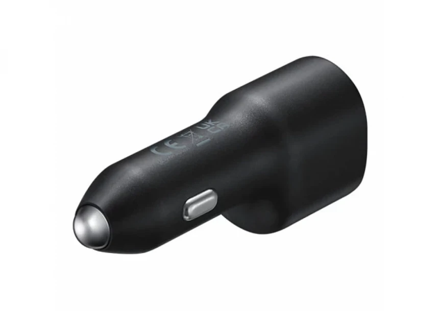 Samsung  auto punjač Type C 25W & Usb A 15W crna