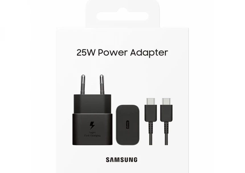 Samsung brzi punjač 25w Type-C + kabl Type-C ( EP-T2510 ) crna