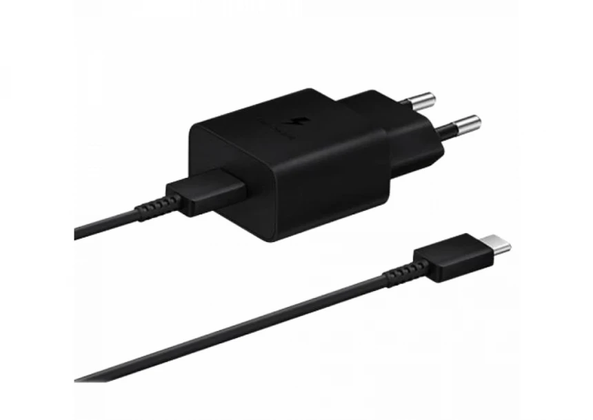 Samsung punjač 15W Type-C + kabel Type-C ( EP-T1510 ) crna