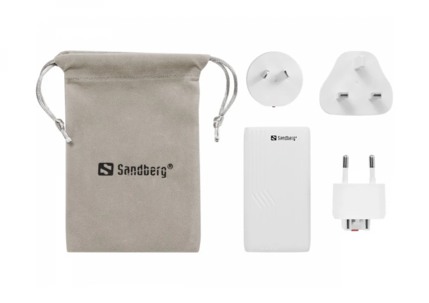 Sandberg 4in1 TravelCharger 2xUSB-C/A 65W 441-68