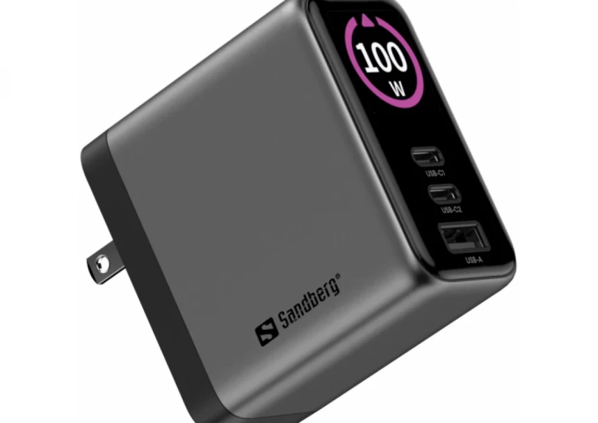 Sandberg Travel Charger PD100W Display 441-71