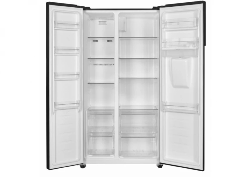 SBS frižider HEINNER  HSBS-H439NFBKWDE++ 439l/NoFrost/dispanzer/inverter/crni