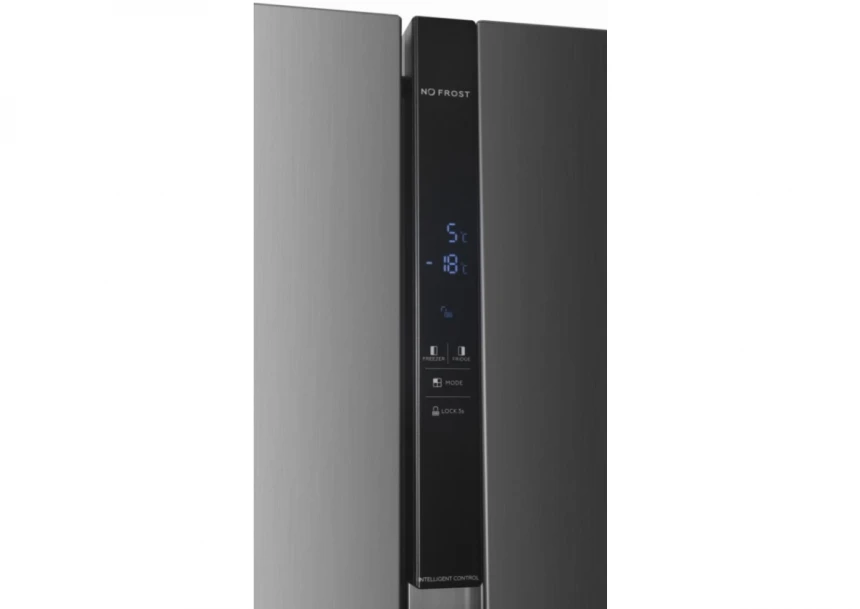 SBS frižider HEINNER  HSBS-H439NFXWDE++ 439l/NoFrost/90x177/inverter/Inox