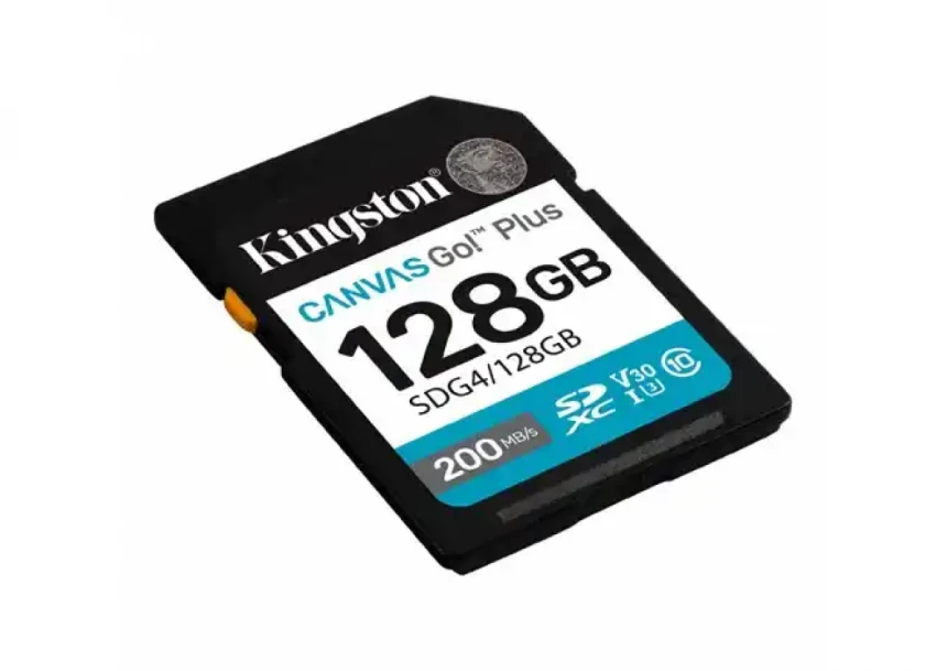 SD Card 128GB Kingston SDG4/128GB class 10 200Mbs/160MBs