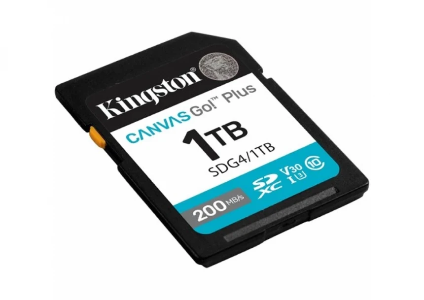 SD Card 1TB Kingston SDG4/1TB class 10 200Mbs/160MBs
