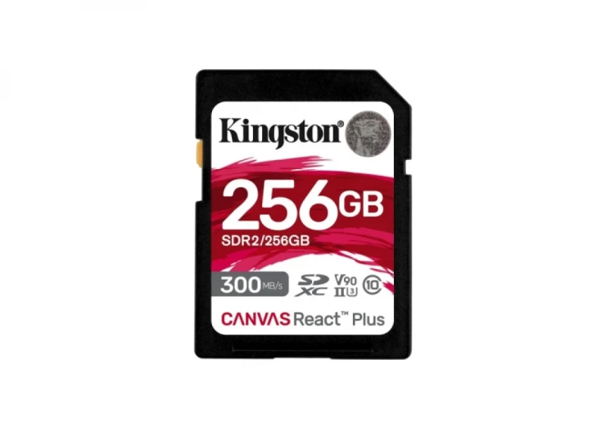 SD Card 256GB Kingston Canvas React Plus SDR2/256GB