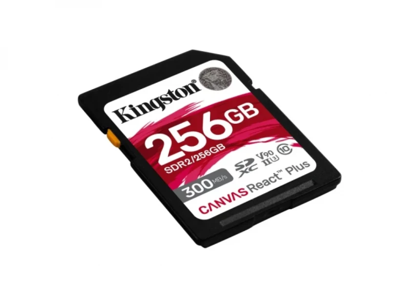 SD Card 256GB Kingston Canvas React Plus SDR2/256GB