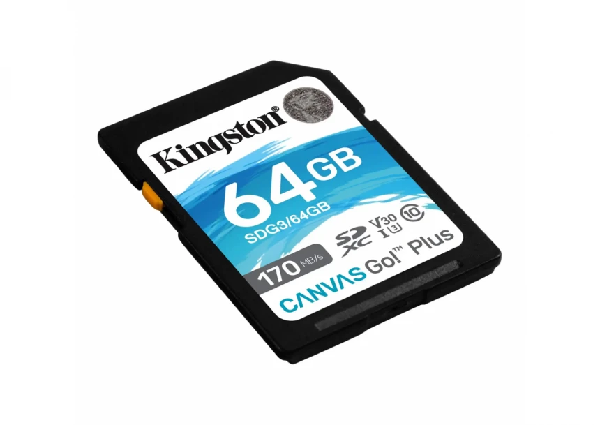 SD Card 64GB Kingston SDG3/64GB class 10 170Mbs/64MBs