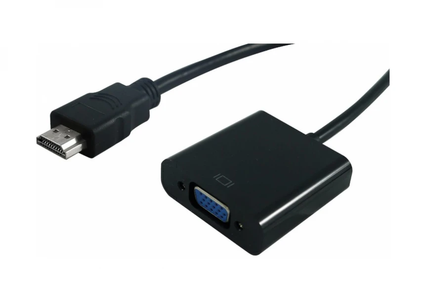 Secomp Cableadapter, HDMI DP M - VGA F