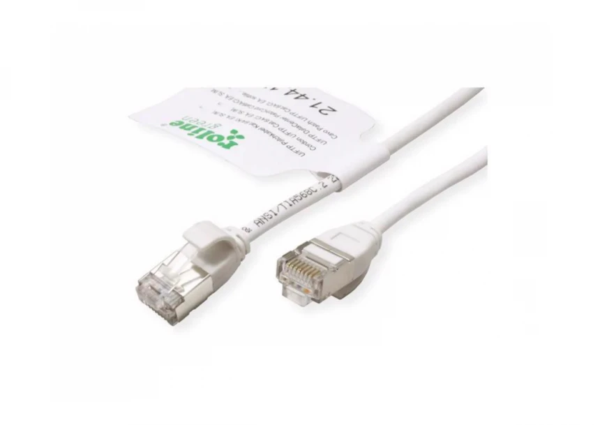 Secomp Roline GREEN U/FTP Data Center PatchCord 6A Slim LSOH beli 2.0m