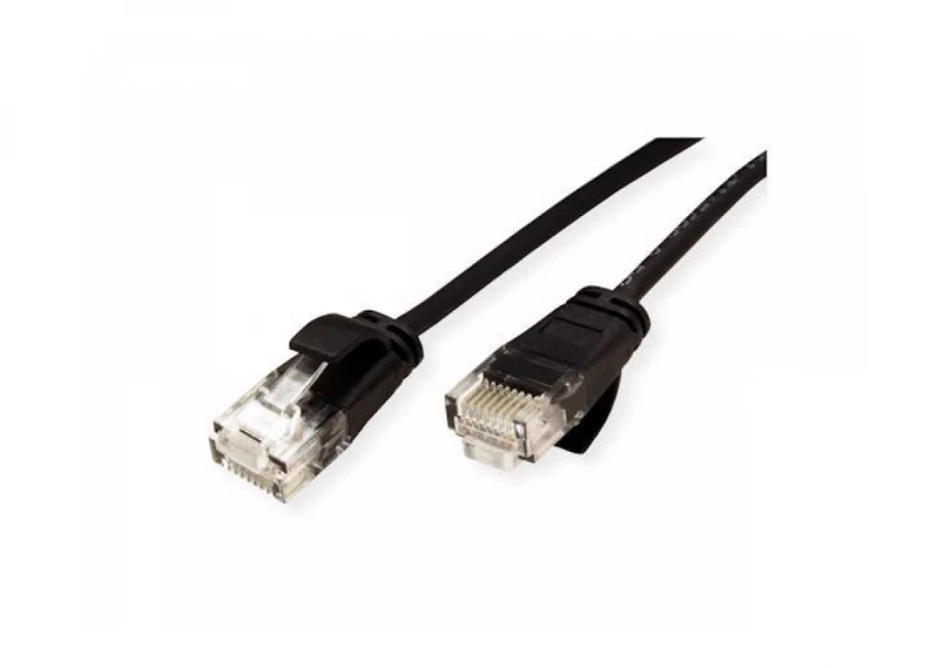 Secomp Roline UTP Data Center PatchCord 6A Slim LSOH crni 2.0m