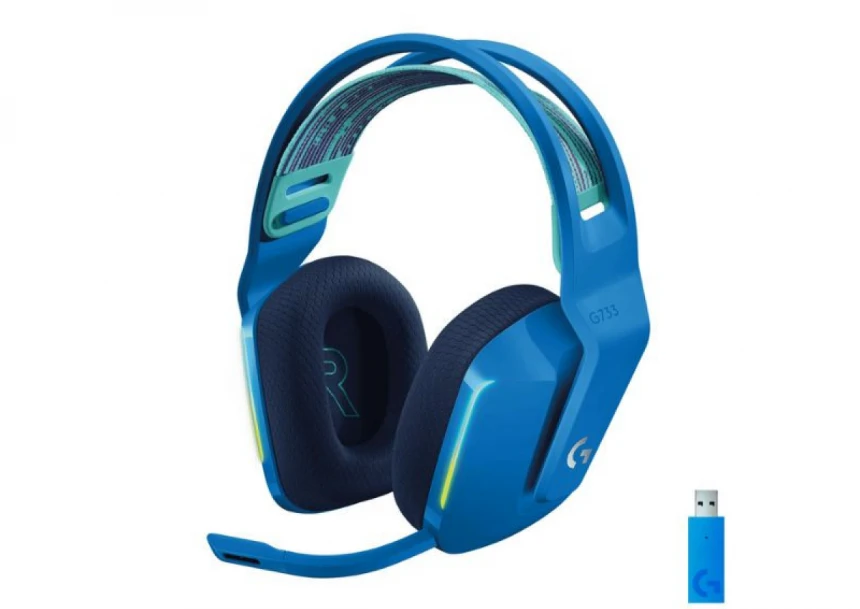 Slusalice Logitech G733 Lightspeed 981-000943 Blue