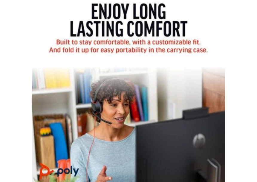 Slusalice Poly Blackwire 5220 Black 8X231A6