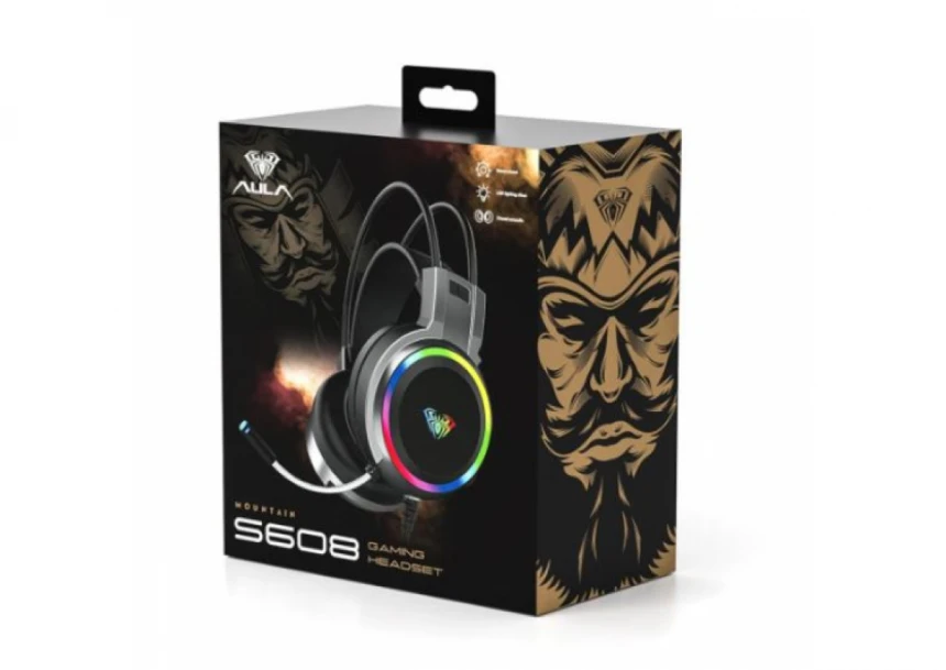 Slusalice sa mikrofonom AULA S608 zicne