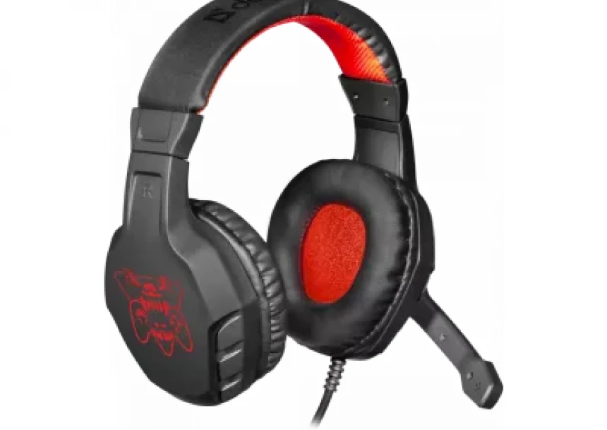 Slušalice sa mikrofonom Defender Cujo crno crvene