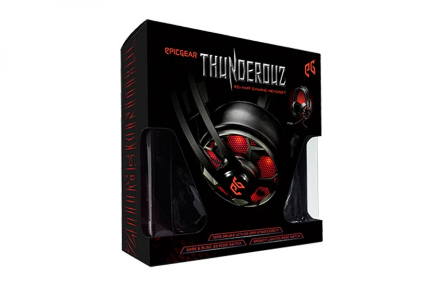 Slušalice sa mikrofonom EpicGear Thunderouz USB/3,5mm crne