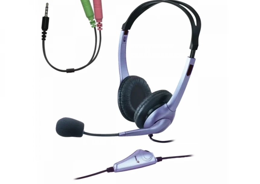 Slušalice sa mikrofonom Genius HS-04S Single Jack + USB C