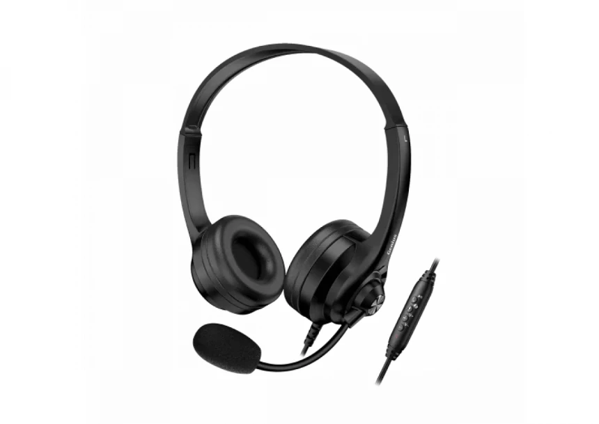 Slušalice sa mikrofonom Genius HS-235U USB-A crne