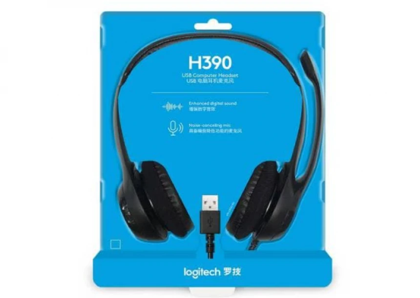 Slušalice sa mikrofonom Logitech H390 USB Stereo 981-000406