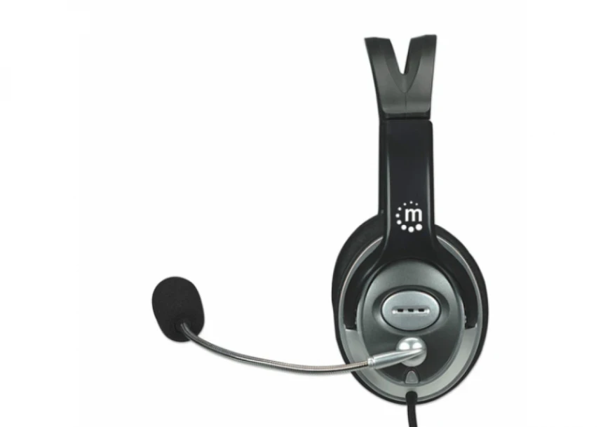 Slušalice sa mikrofonom Manhattan Classic 175555, black