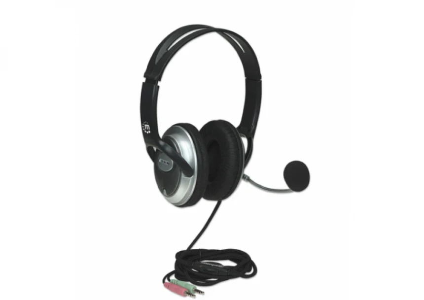 Slušalice sa mikrofonom Manhattan Classic 175555, black