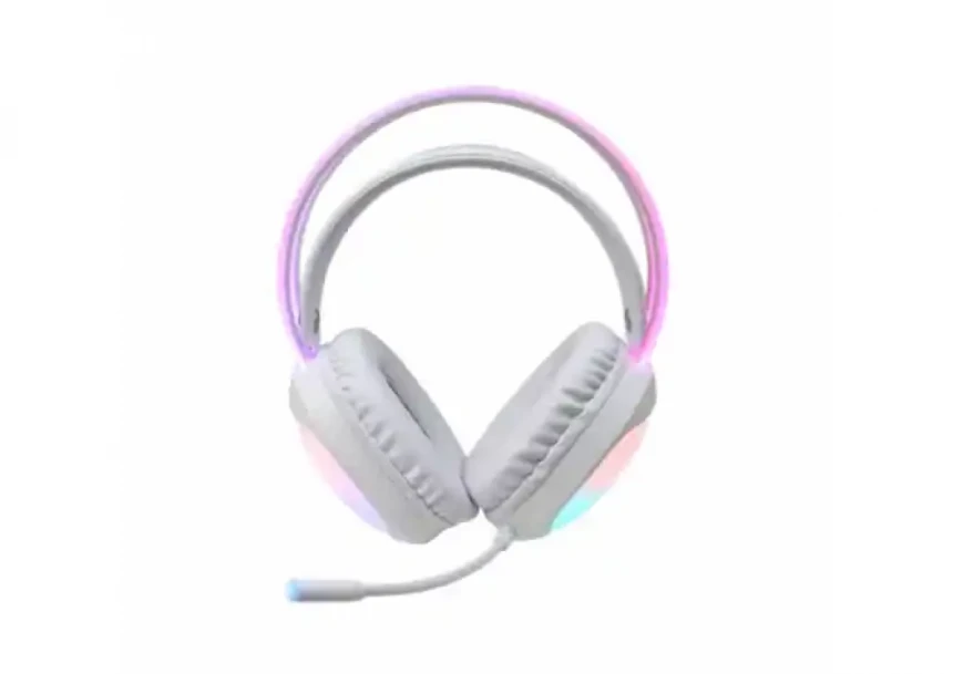 Slušalice sa mikrofonom Marvo LUMI 40 HG8959 bela/Transparent