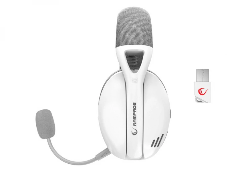Slušalice sa mikrofonom Rampage CRACK H11 Bluetooth bele