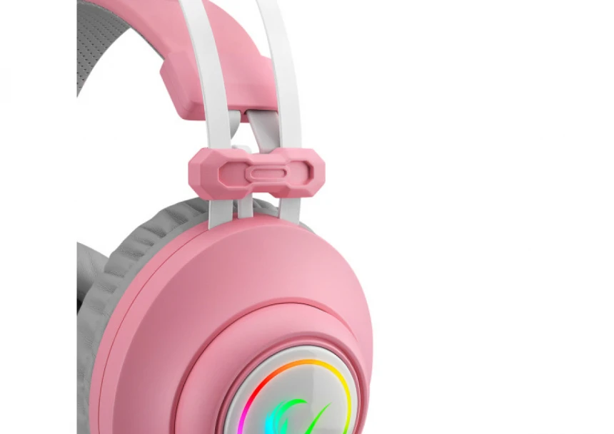 Slušalice sa mikrofonom Rampage RM-K1 PULSAR 7.1 USB + 3.5mm roze