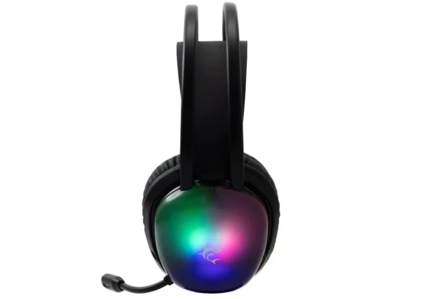 Slušalice sa mikrofonom White Shark PEACOCK 50mm/Multiplatform/RGB/Crna