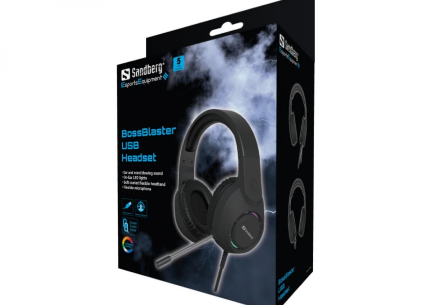 Slušalice Sandberg BossBlaster USB Headset 126-49