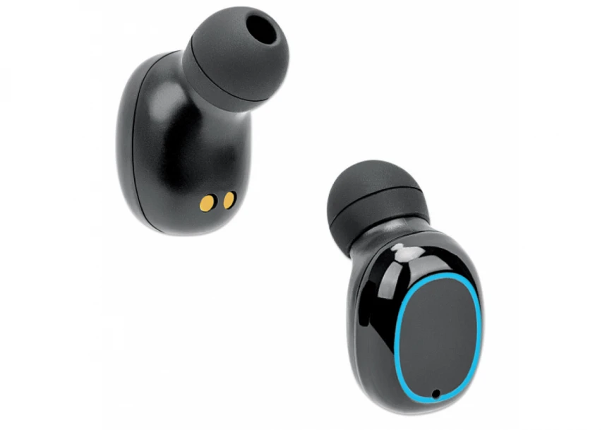 Slušalice TWS Manhattan 180382 Bluetooth 5.0 crne