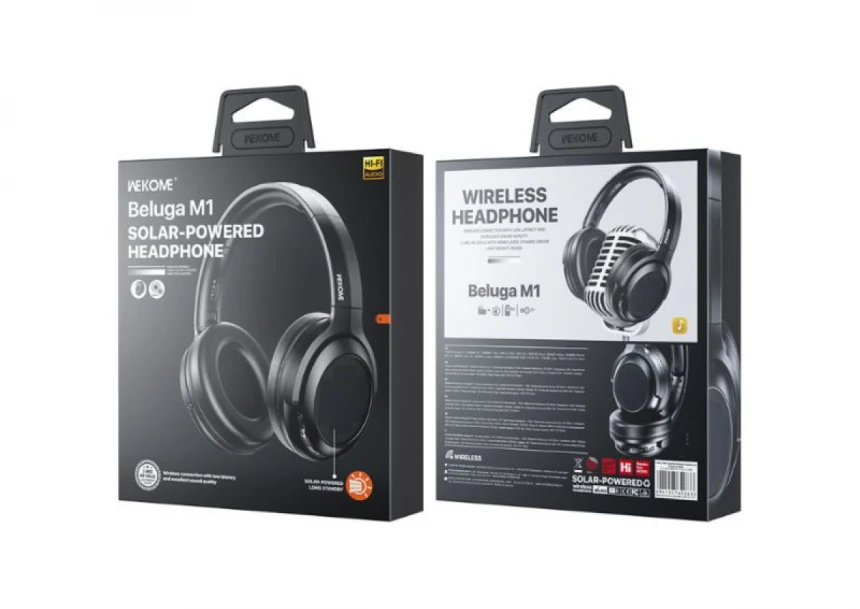 Slusalice WEKOME Beluga M1 Wireless solar Black