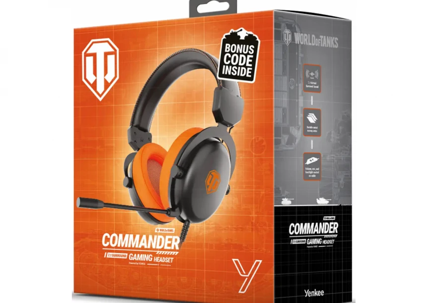 Slušalice YENKEE YHP WT300 COMMANDER USB 7.1