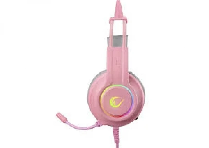 Slušalice žične gaming Rampage RM-K91 X-CATTY 7.1 RGB roze 36032