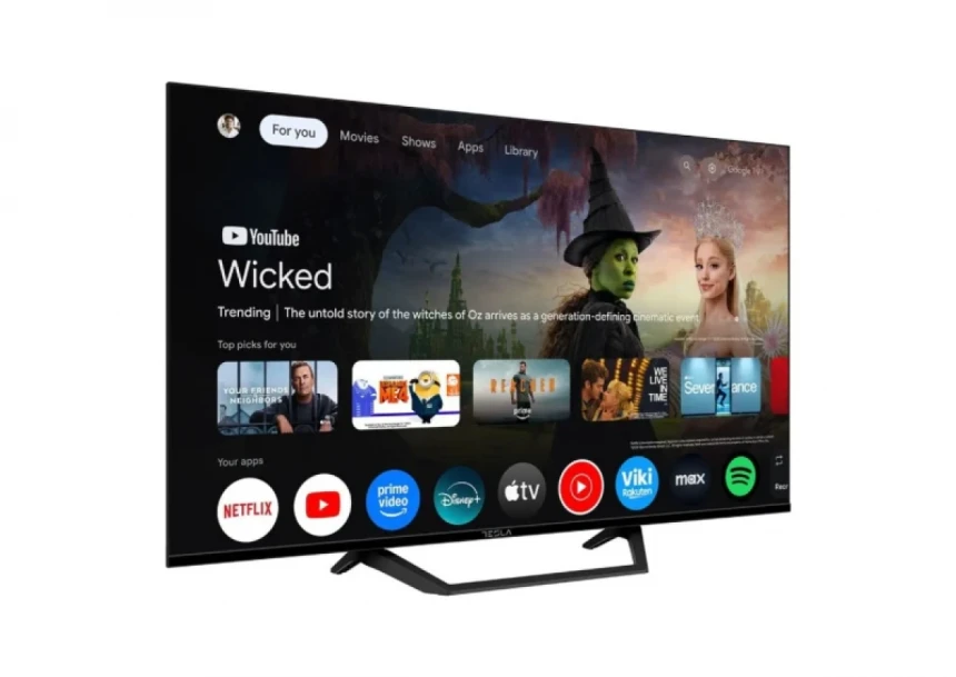 Smart LED TV 43 Tesla 43E655BFS 1920x1080/FHD/DVB-T2/Bluetooth/WiFi/Frameless/GoogleTV