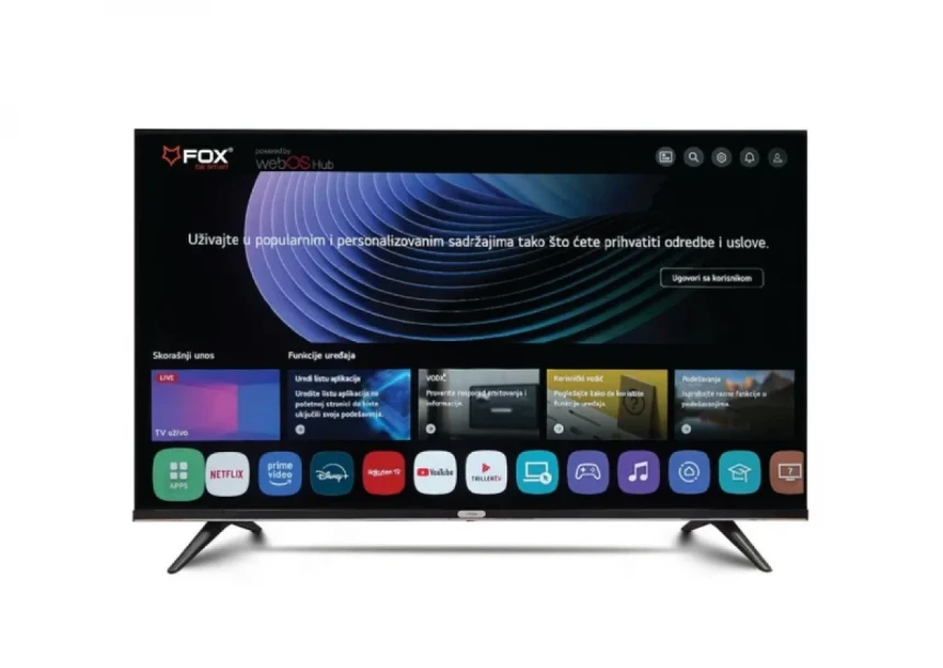 Smart  LED TV 50 FOX 50WOS626D 3840x2160/4K/DVB-T2/Bluetooth/WiFi/Magic Remote/Frameless/webOS