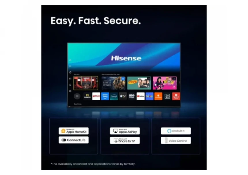SMART LED TV 50 Hisense 50E6ST 3840x260/UHD/4K/DVB-C/T2/S2/VidaaOS