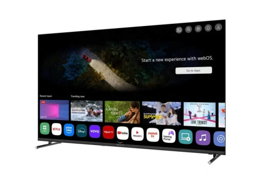 SMART LED TV 50 Tesla 50E655BUW 3840x2160/UHD/4K/DVB-T2/S2/C/Frameless/WebOS