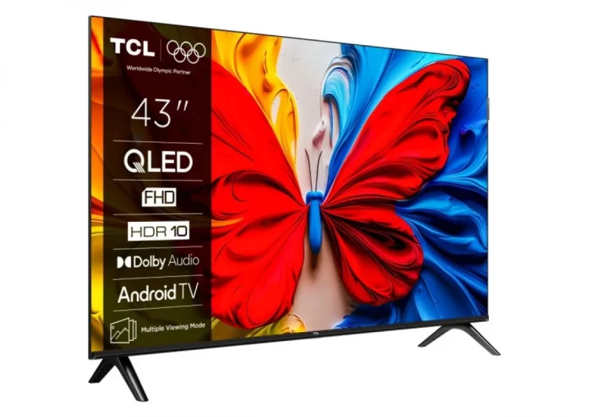 SMART QLED TV 43 TCL 43S5K  1920x1080/Full HD/DVB-T2/C/S2/Android TV