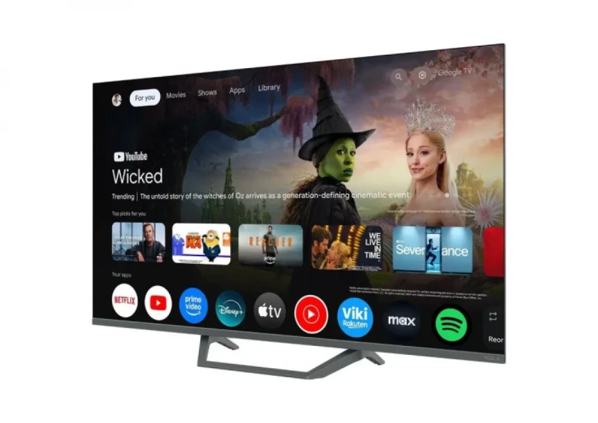 SMART QLED TV 43 Tesla Q43E655GUS 3840x2160/4K/DVB-T2/Bluetooth/WiFi/Frameless/GoogleTV