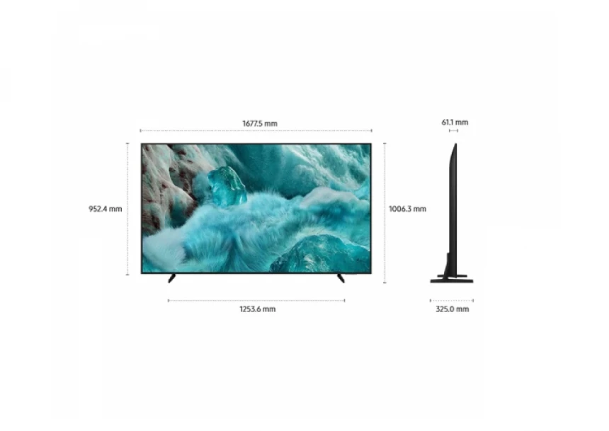 SMART QLED TV 75 Samsung QE75Q7FAAUXXH 3840x2160/UHD/4K/DVB-T2/C/S2