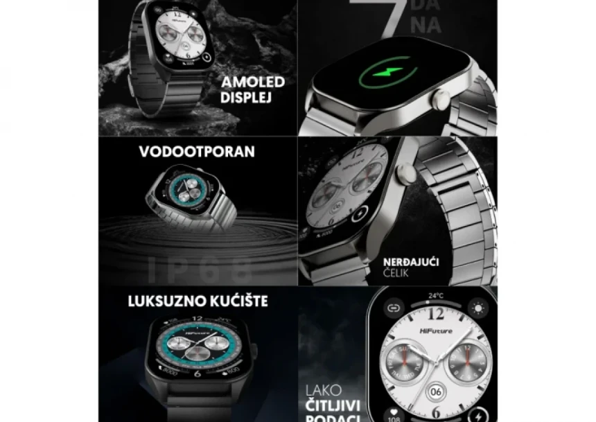 Smart Watch Hifuture Fit Apex Silver
