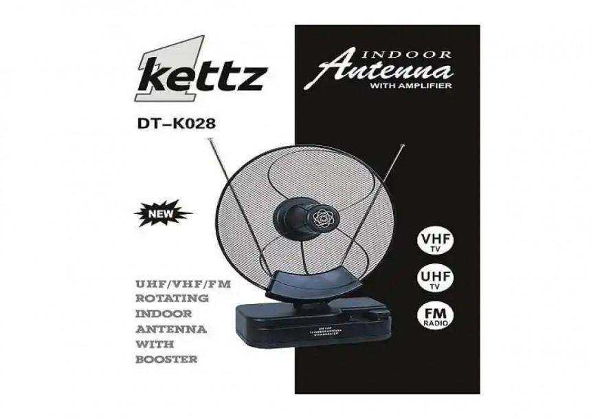 Sobna antena za TV Kettz DT-K028 +pojačivač